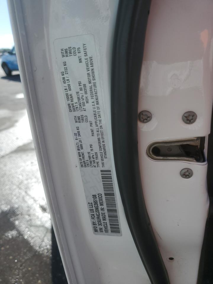 2022 Ram 2500 Tradesman VIN: 3C6UR4CJ5NG365108 Lot: 90285235