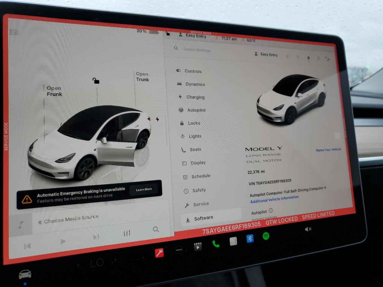 2024 Tesla Model Y VIN: 7SAYGAEE6RF169305 Lot: 93116245