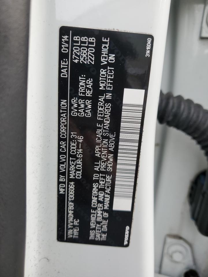 2015 Volvo S60 Premier VIN: YV140MFB0F1306064 Lot: 93326705