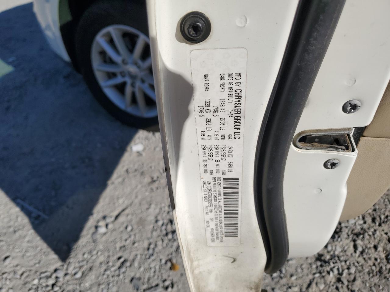 2014 Dodge Journey Sxt VIN: 3C4PDCBG8ET192762 Lot: 93258775