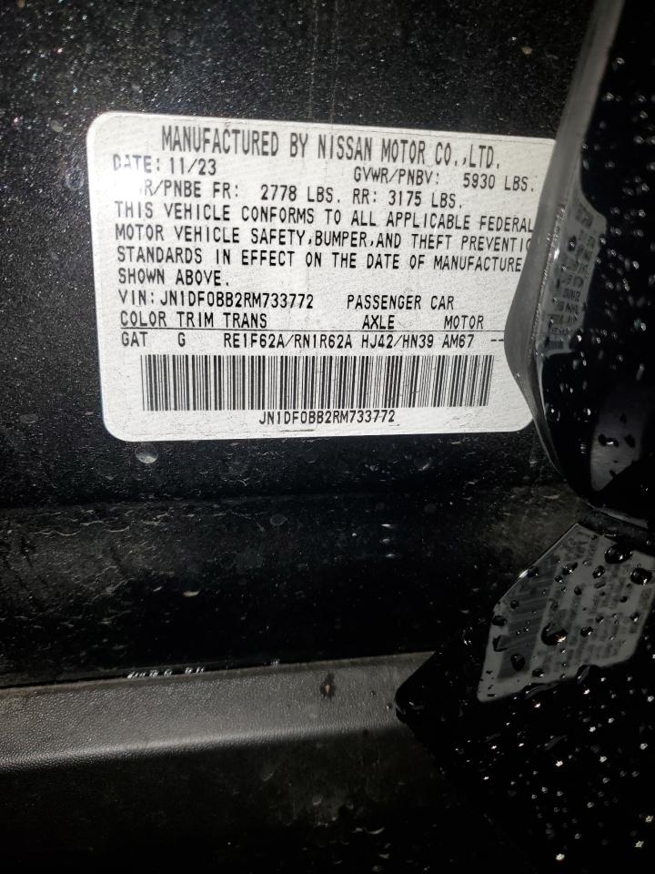 2024 Nissan Ariya Evolve+ VIN: JN1DF0BB2RM733772 Lot: 92043895