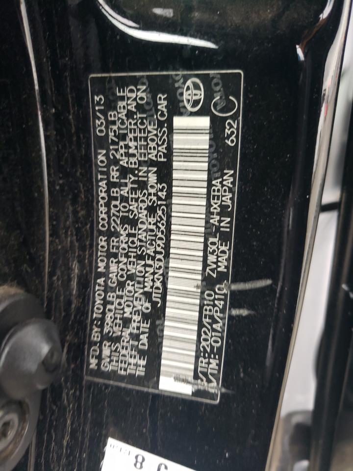 2013 Toyota Prius VIN: JTDKN3DU9D5625143 Lot: 93936335