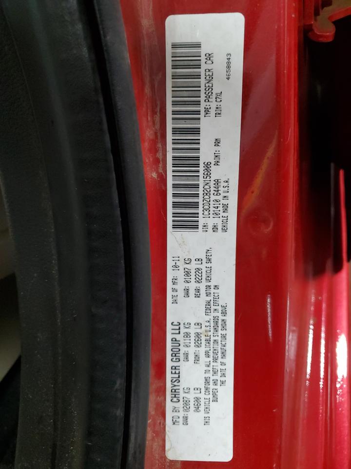 2012 Dodge Avenger Sxt VIN: 1C3CDZCB2CN156006 Lot: 92872595