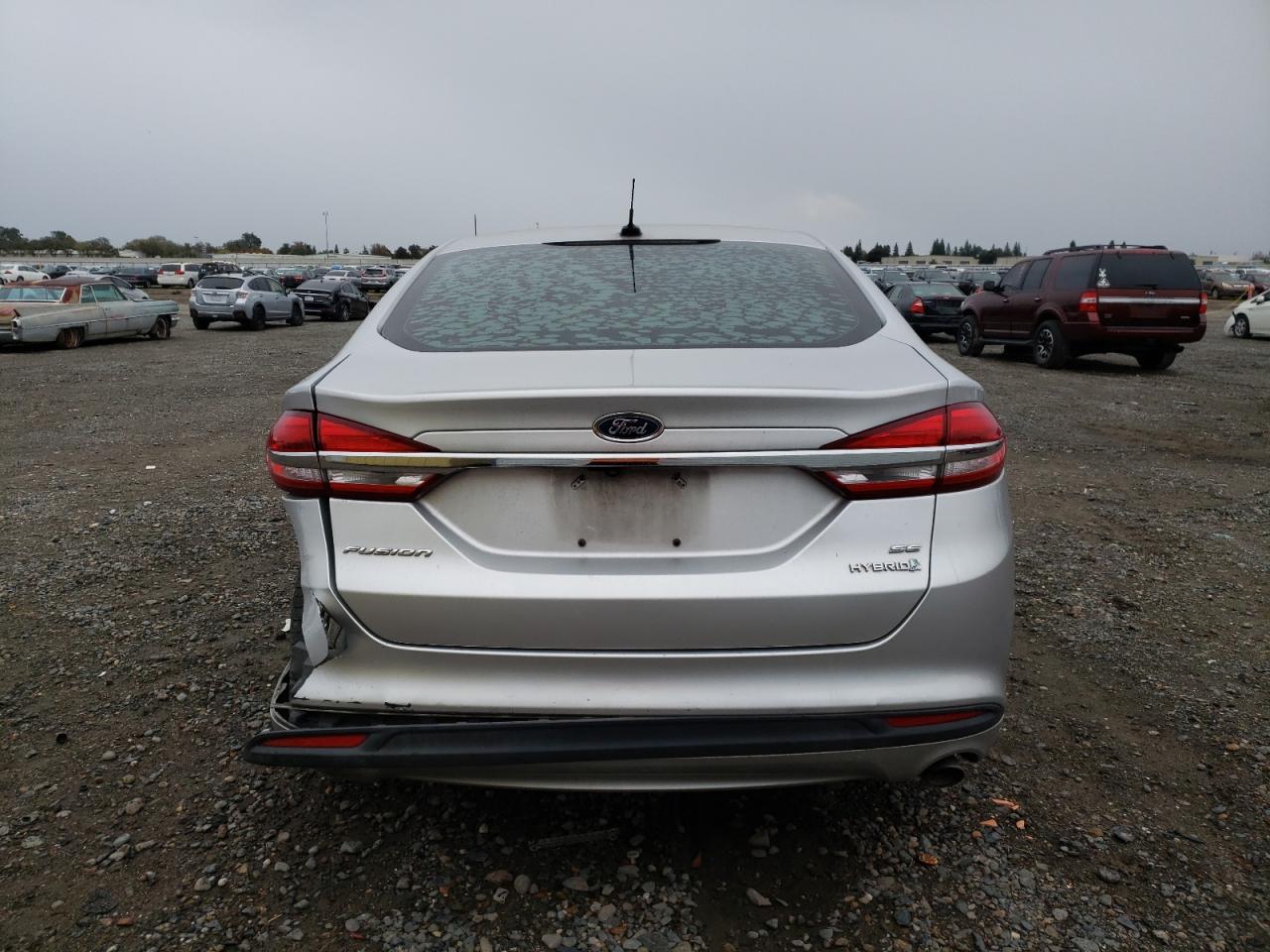 2018 Ford Fusion Se Hybrid VIN: 3FA6P0LU0JR197084 Lot: 91310065