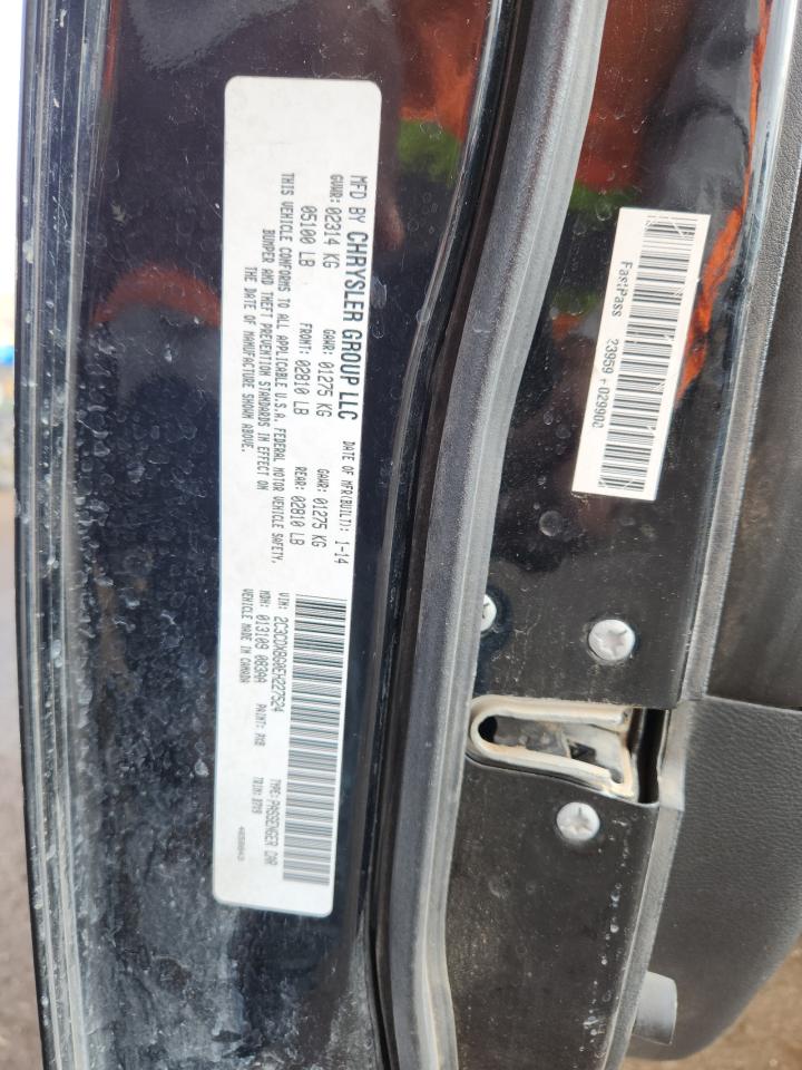 2014 Dodge Charger Se VIN: 2C3CDXBG0EH227524 Lot: 93454325