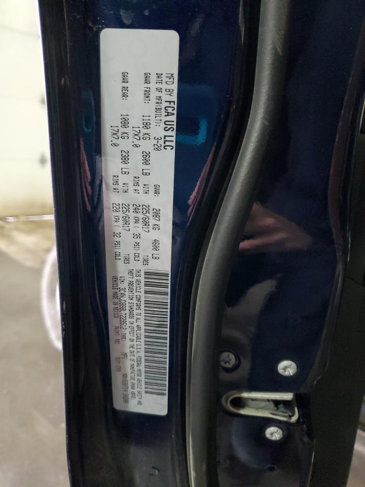 2020 Jeep Compass Latitude VIN: 3C4NJDBB8LT229512 Lot: 92431445