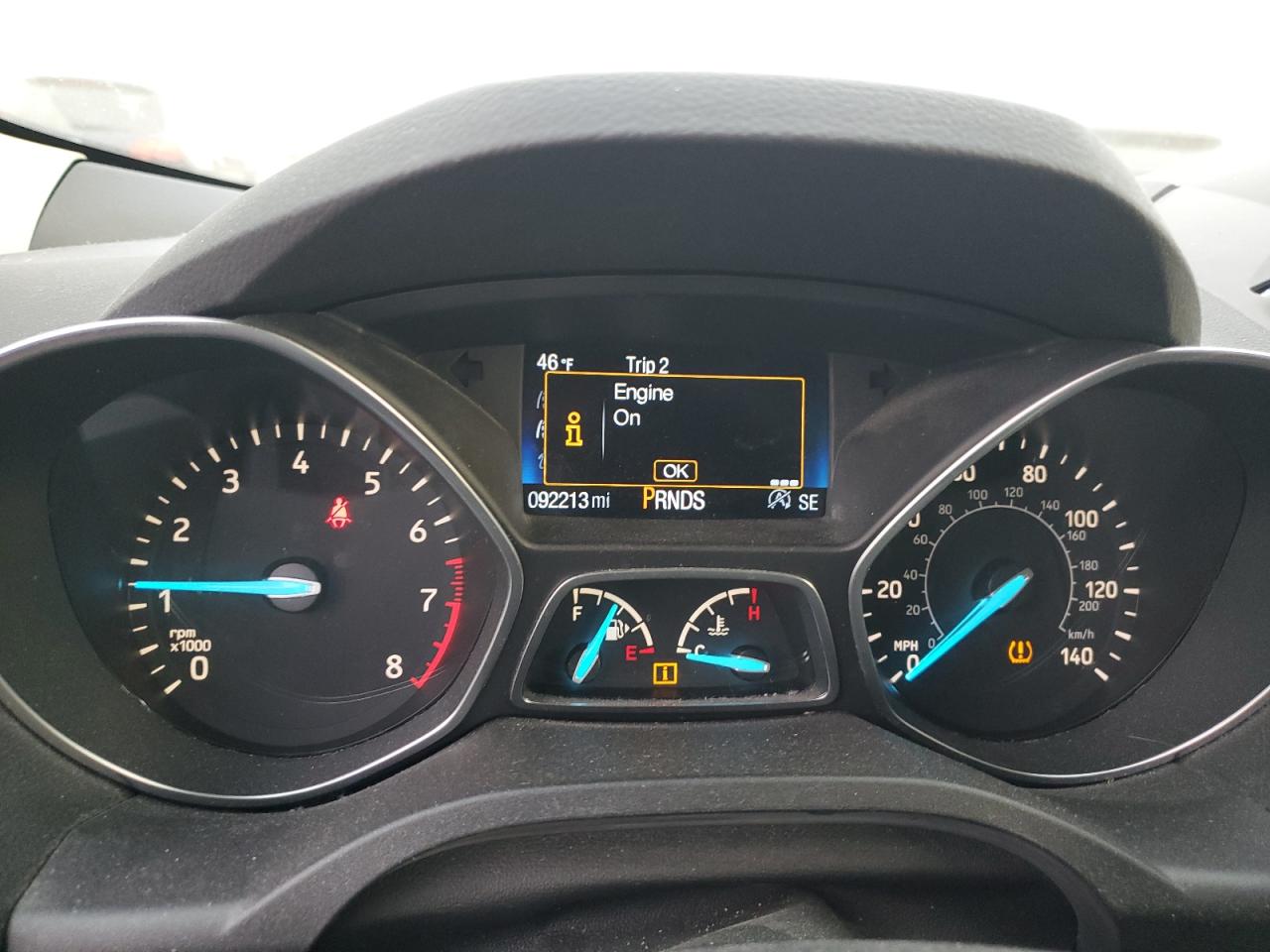 2017 Ford Escape Se VIN: 1FMCU0GD4HUB13394 Lot: 93102445