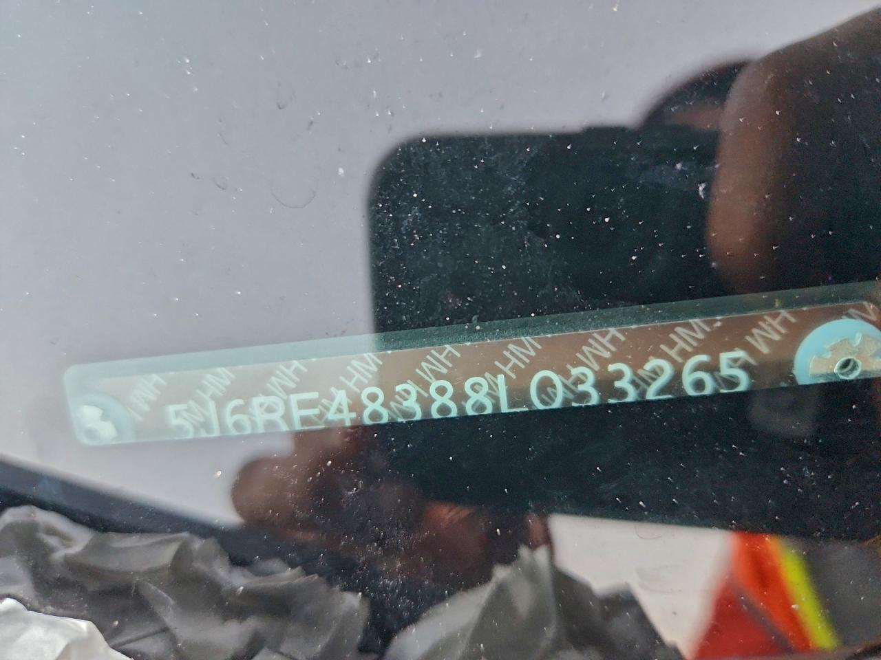 2008 Honda Cr-V Lx VIN: 5J6RE48388L033265 Lot: 94139685