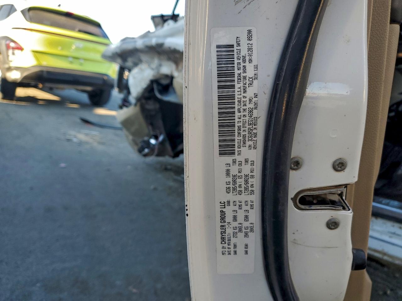 2014 Ram 2500 Longhorn VIN: 3C6UR5PL9EG146962 Lot: 93044035