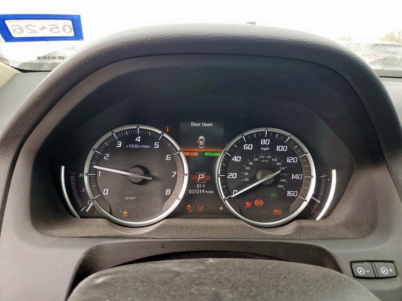 2019 Acura Tlx VIN: 19UUB1F37KA007674 Lot: 93390085