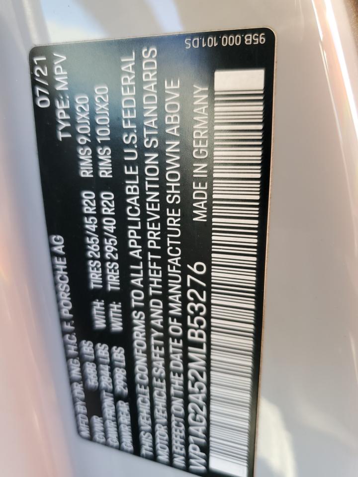 2021 Porsche Macan Gts VIN: WP1AG2A52MLB53276 Lot: 91230455