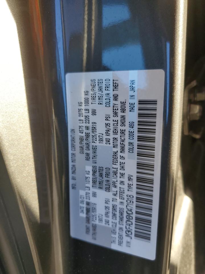 2021 Mazda Cx-5 Grand Touring VIN: JM3KFADM8M0471918 Lot: 91230805