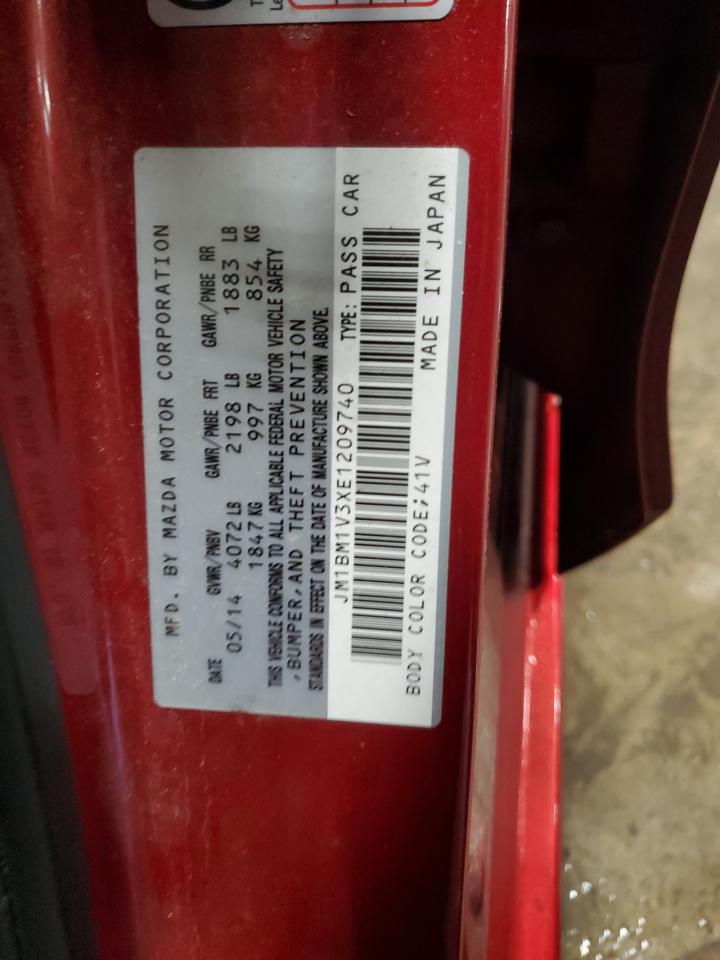 2014 Mazda 3 Touring VIN: JM1BM1V3XE1209740 Lot: 91798175
