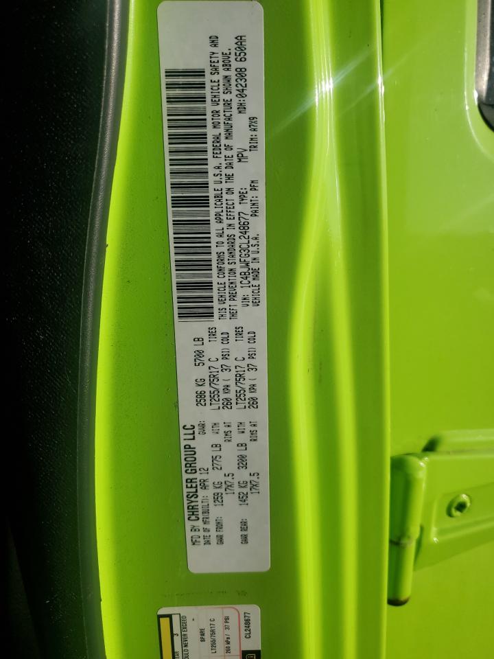 2012 Jeep Wrangler Unlimited Rubicon VIN: 1C4BJWFG3CL248677 Lot: 93193335