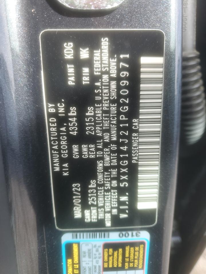 2023 Kia K5 Lxs VIN: 5XXG14J21PG209971 Lot: 87231845