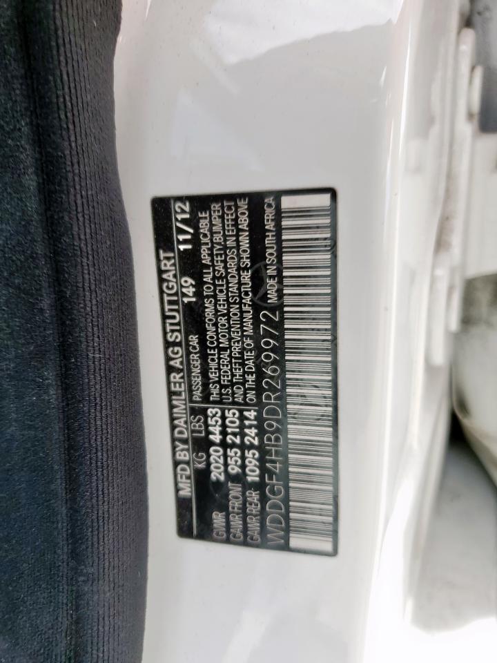 2013 Mercedes-Benz C 250 VIN: WDDGF4HB9DR269972 Lot: 91885905