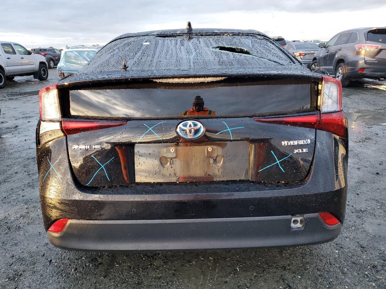 2022 Toyota Prius Night Shade VIN: JTDKAMFU2N3160023 Lot: 93347405