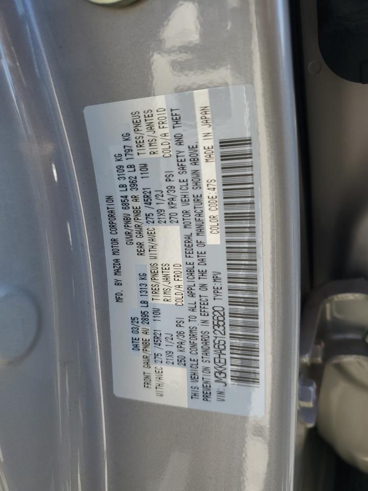 2025 Mazda Cx-90 Premium Plus VIN: JM3KKEHA6S1235620 Lot: 92631255