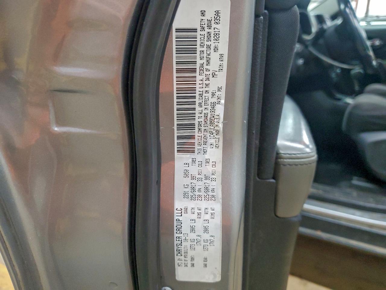 2014 Jeep Cherokee Sport VIN: 1C4PJLAB5EW133466 Lot: 93619765