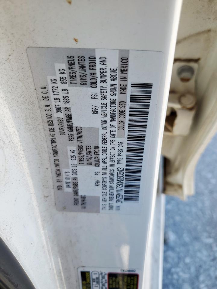 2016 Mazda 3 Grand Touring VIN: 3MZBM1N73GM280543 Lot: 91234875