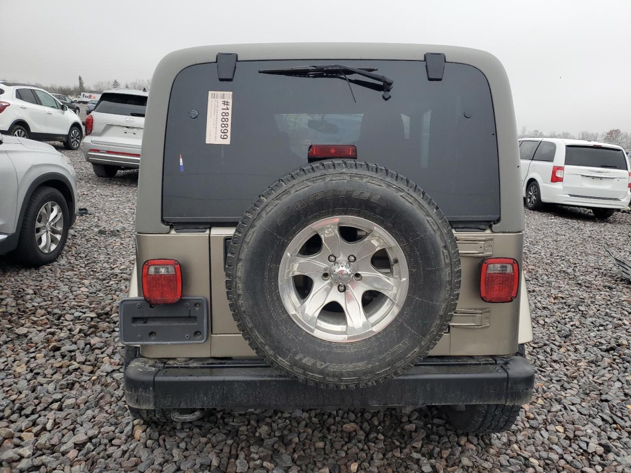 2003 Jeep Wrangler / Tj Sahara VIN: 1J4FA59S63P369086 Lot: 93018175