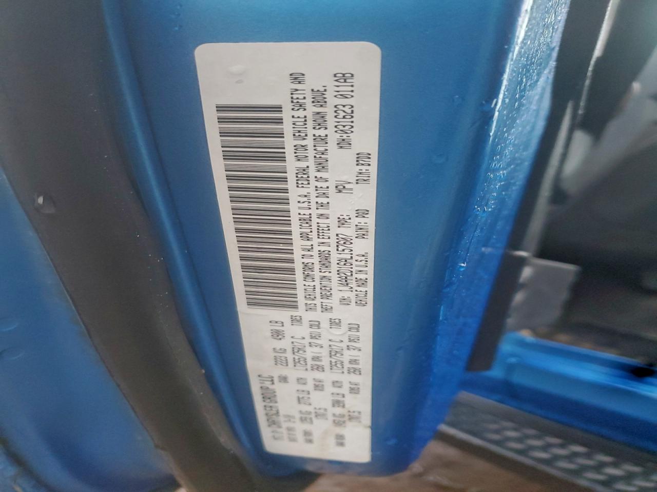 2010 Jeep Wrangler Sport VIN: 1J4AA2D16AL157607 Lot: 92609755