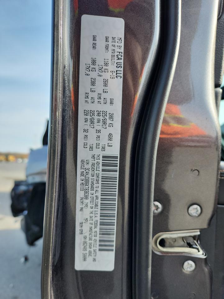 2019 Jeep Compass Latitude VIN: 3C4NJDBB6KT836300 Lot: 91758835