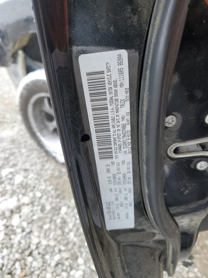 2017 Ram 1500 Slt VIN: 3C6RR7LT9HG574865 Lot: 92067485