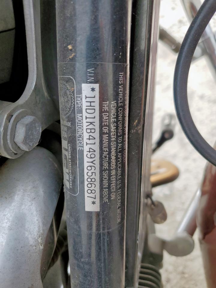 2009 Harley-Davidson Flhx VIN: 1HD1KB4149Y658687 Lot: 92602035