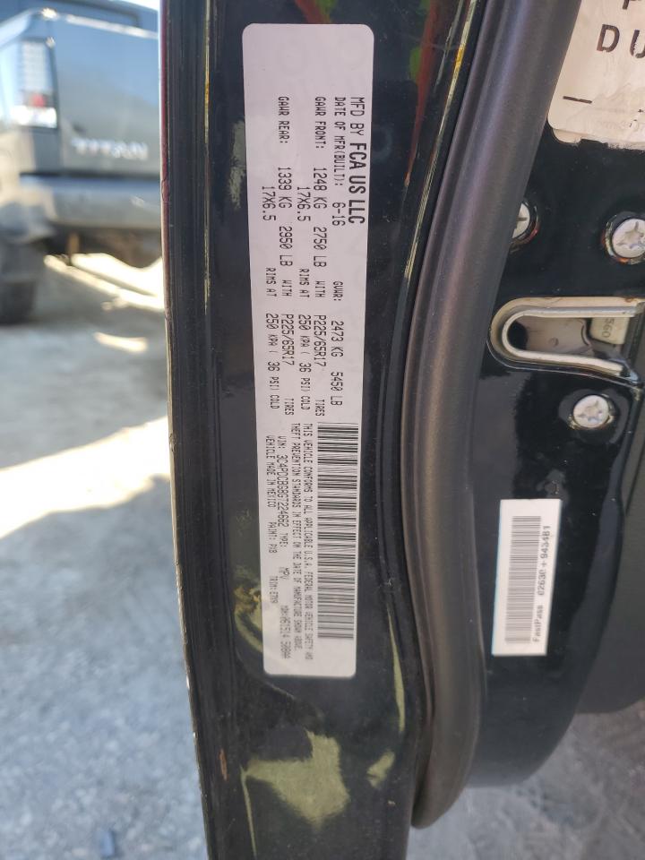 2016 Dodge Journey Sxt VIN: 3C4PDCBG8GT224662 Lot: 91807045