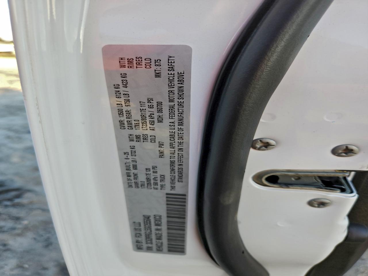 2025 Ram 3500 Tradesman VIN: 3C63RRGL5SG555040 Lot: 93387405