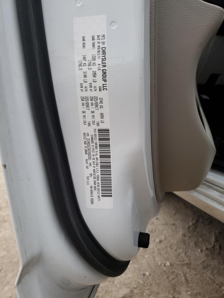 2014 Dodge Grand Caravan Sxt VIN: 2C4RDGCGXER365991 Lot: 93400215