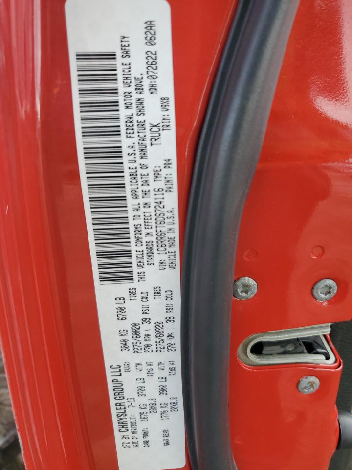 2013 Ram 1500 St VIN: 1C6RR6FT6DS724116 Lot: 93355455