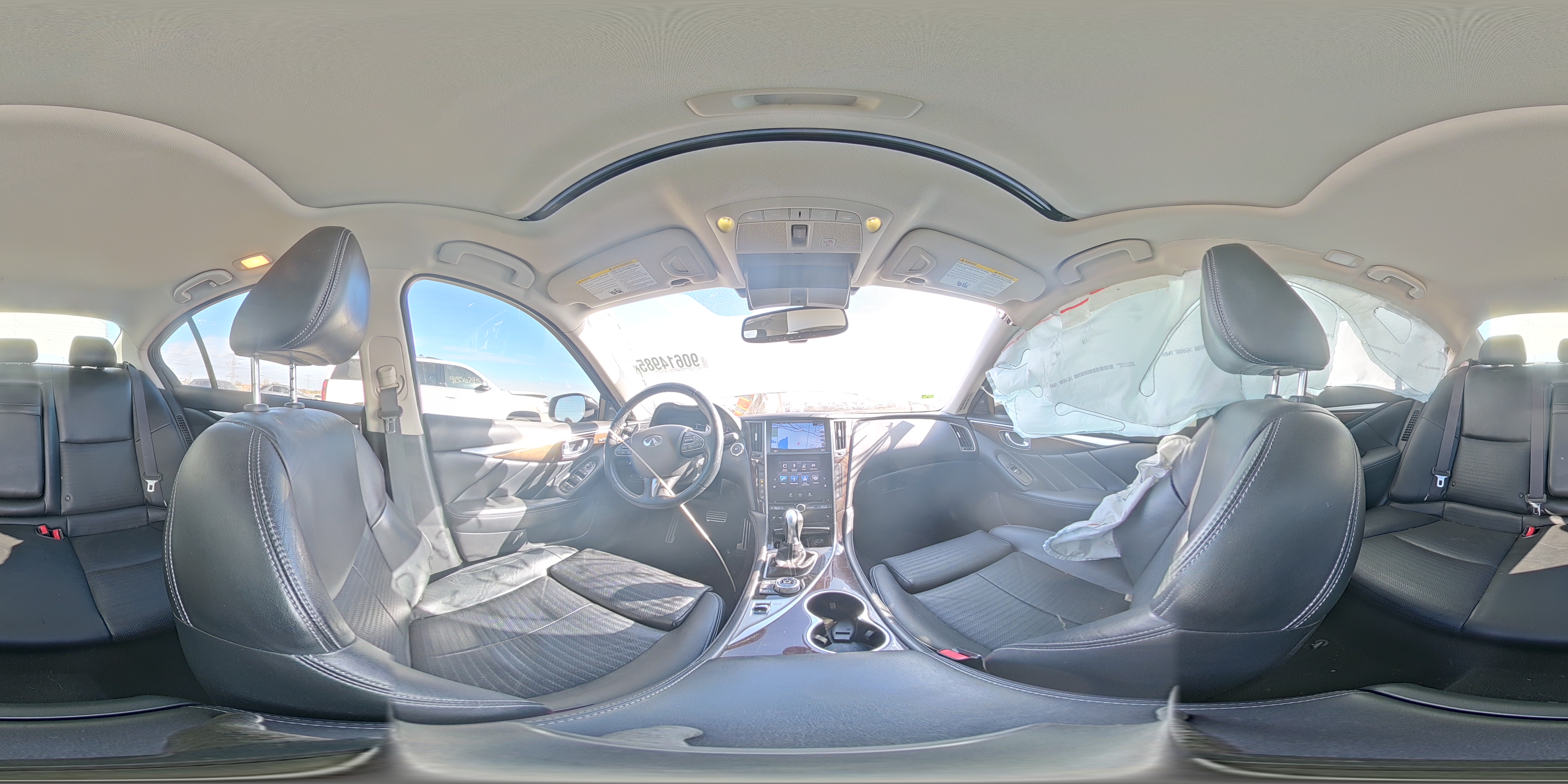 2015 Infiniti Q50 Hybrid Premium VIN: JN1AV7AR6FM850439 Lot: 90614985