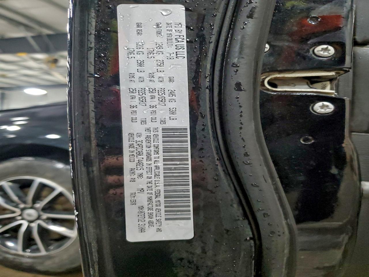 2018 Dodge Journey Se VIN: 3C4PDCAB0JT448215 Lot: 93465095