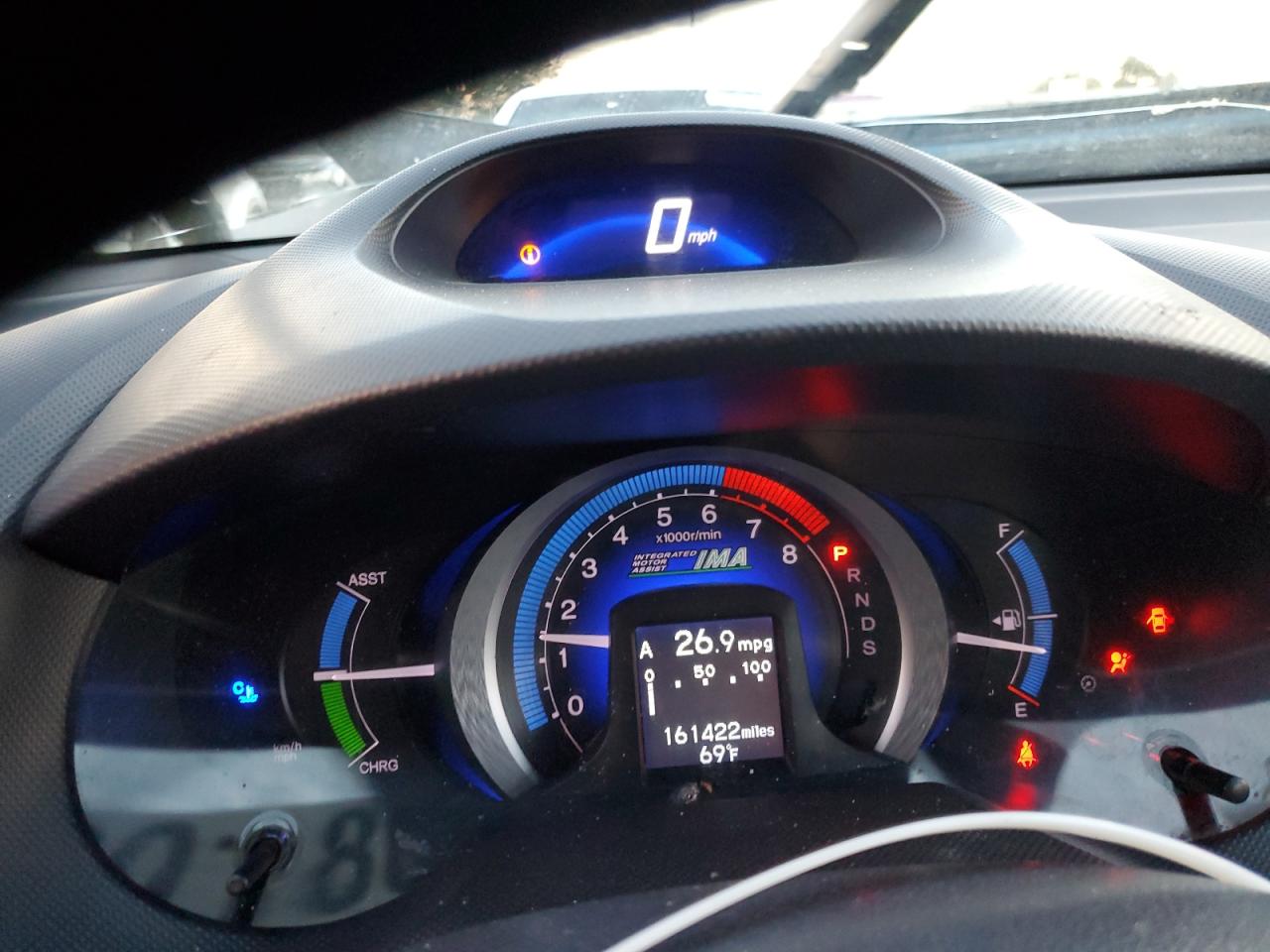 2010 Honda Insight Ex VIN: JHMZE2H7XAS017057 Lot: 92918095