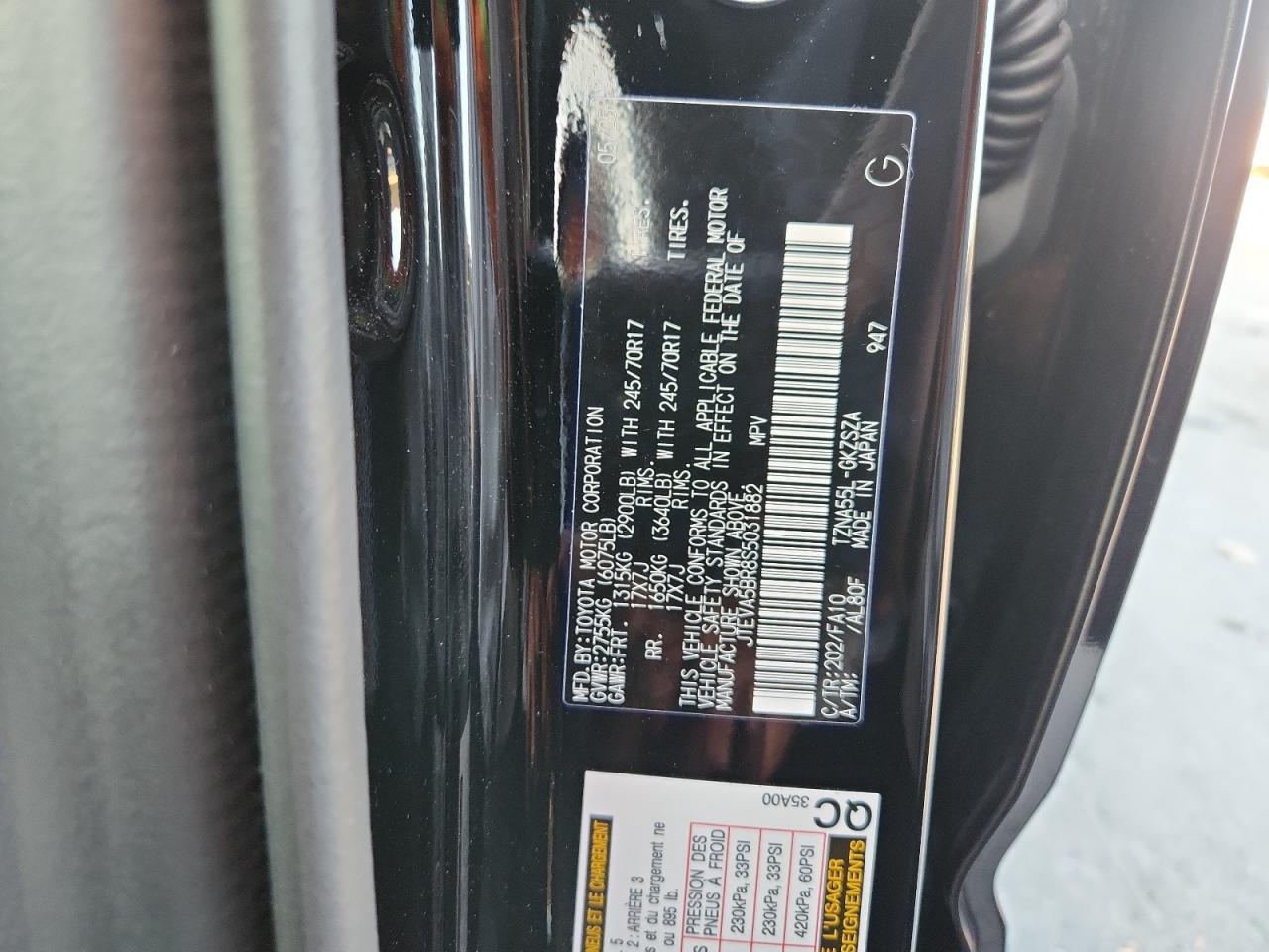 Фото: JTEVA5BR8S5031882