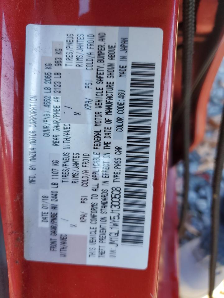 2018 Mazda 6 Grand Touring Reserve VIN: JM1GL1WY5J1300508 Lot: 91513125