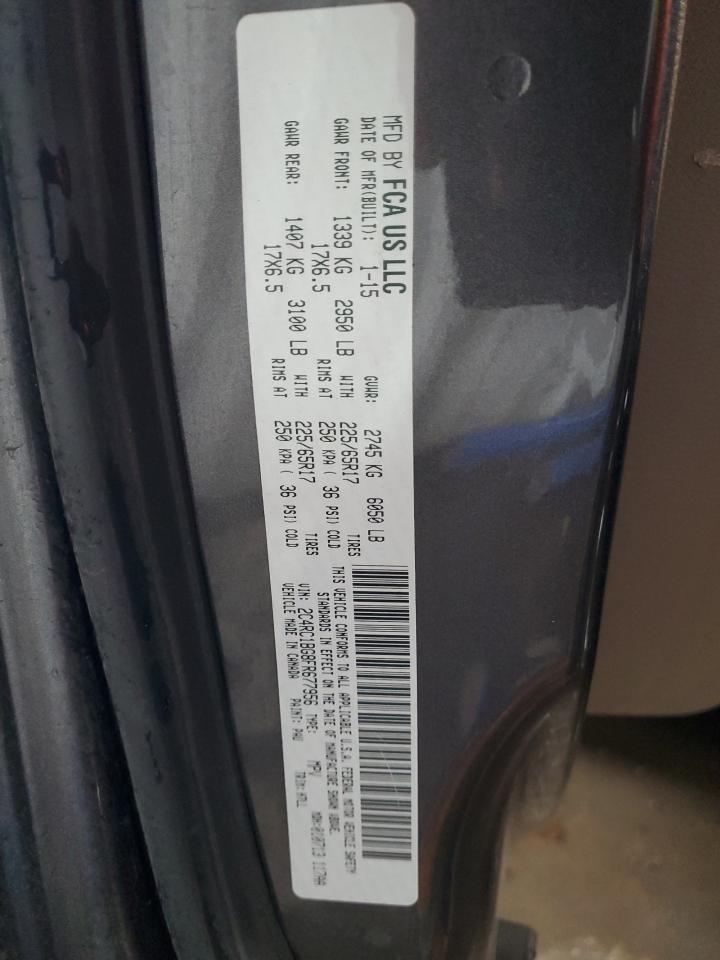 2015 Chrysler Town & Country Touring VIN: 2C4RC1BG8FR677956 Lot: 91992075