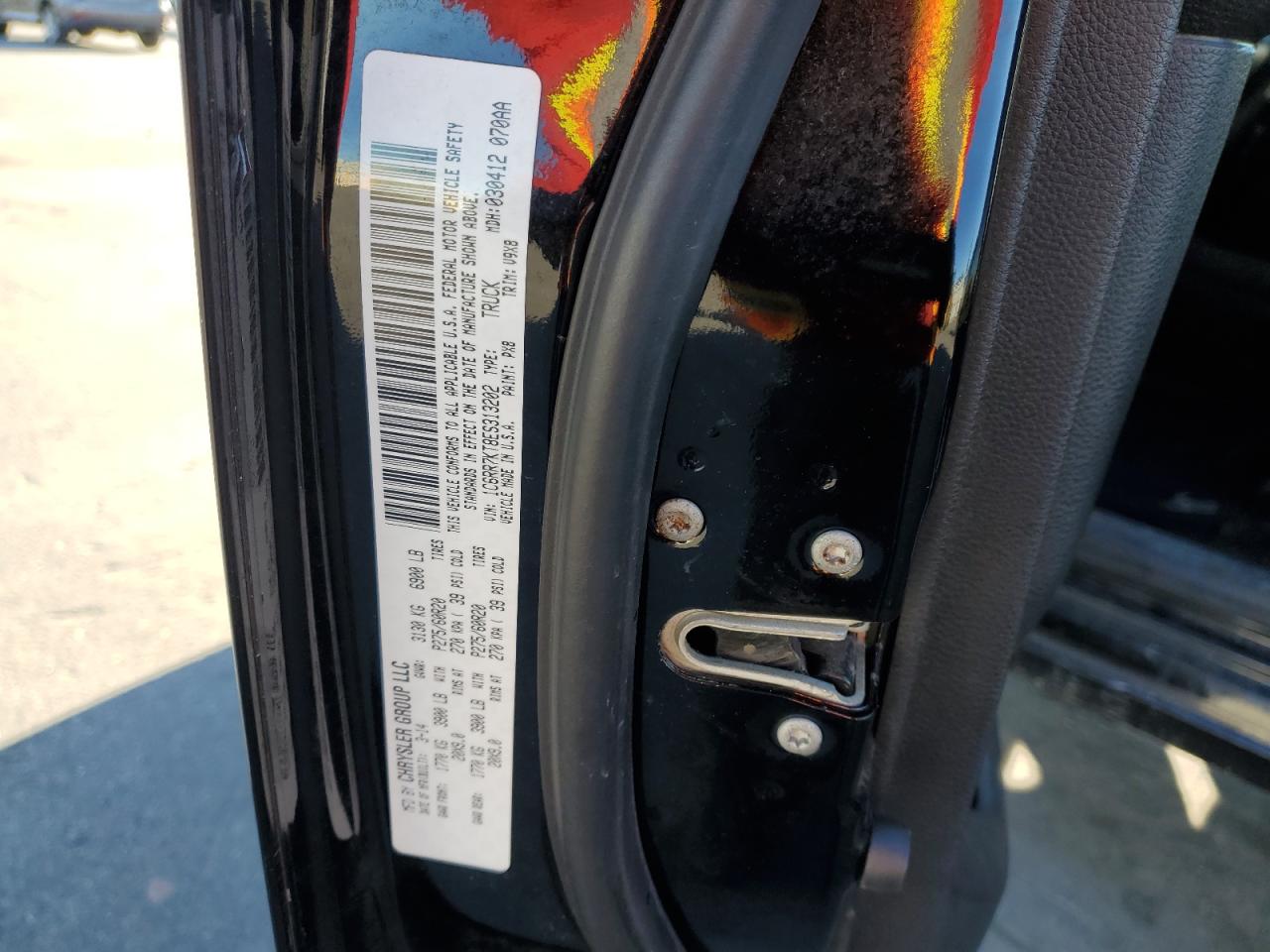 2014 Ram 1500 St VIN: 1C6RR7KT8ES313202 Lot: 92678075