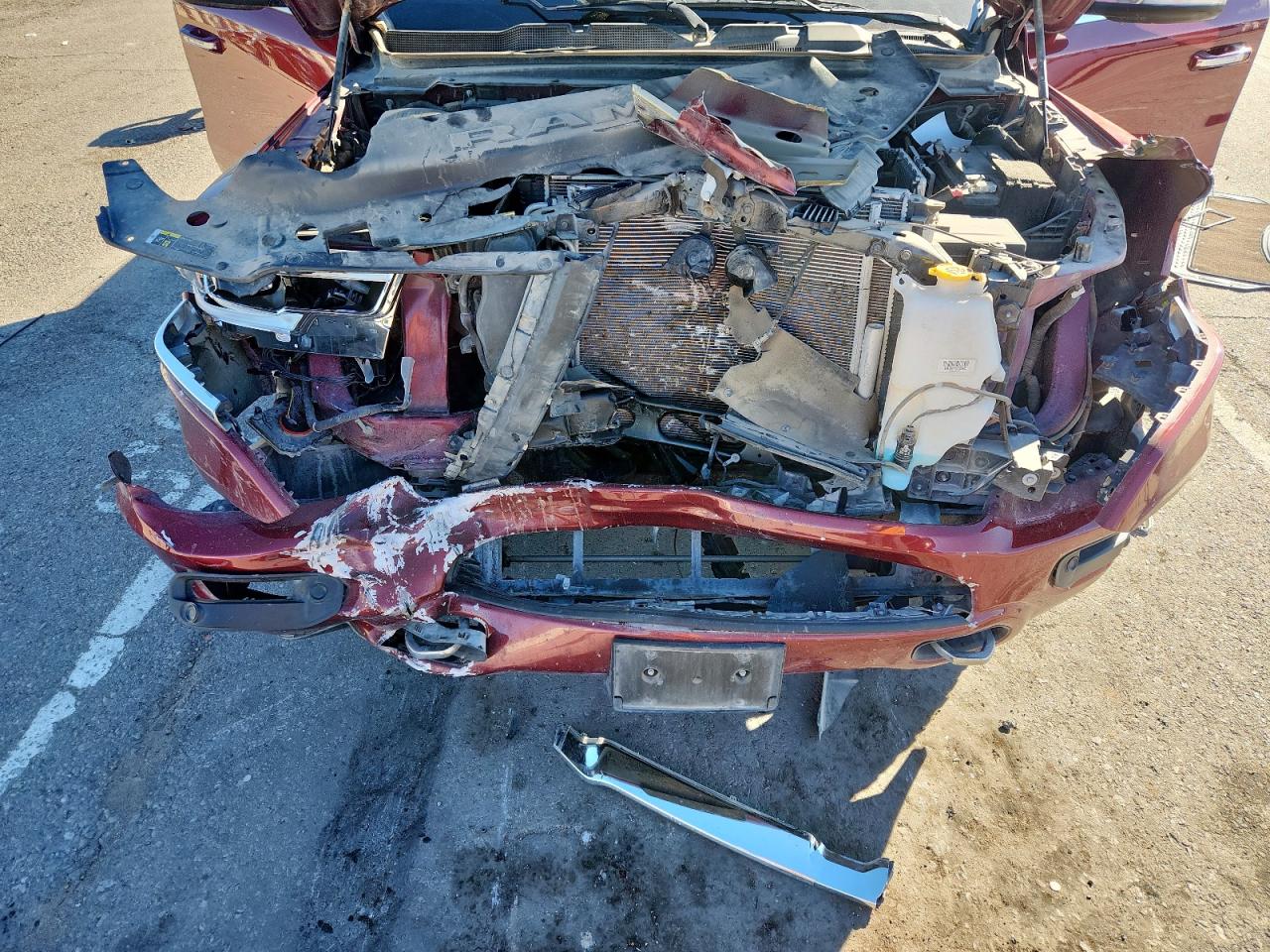 2021 Ram 1500 Longhorn VIN: 1C6SRFKT9MN504832 Lot: 91366665