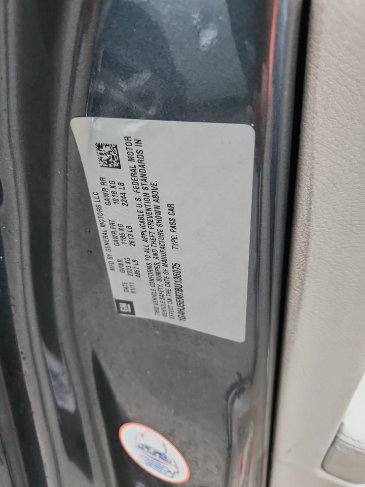 2011 Buick Lucerne Cxl VIN: 1G4HJ5EM7BU136075 Lot: 92713545