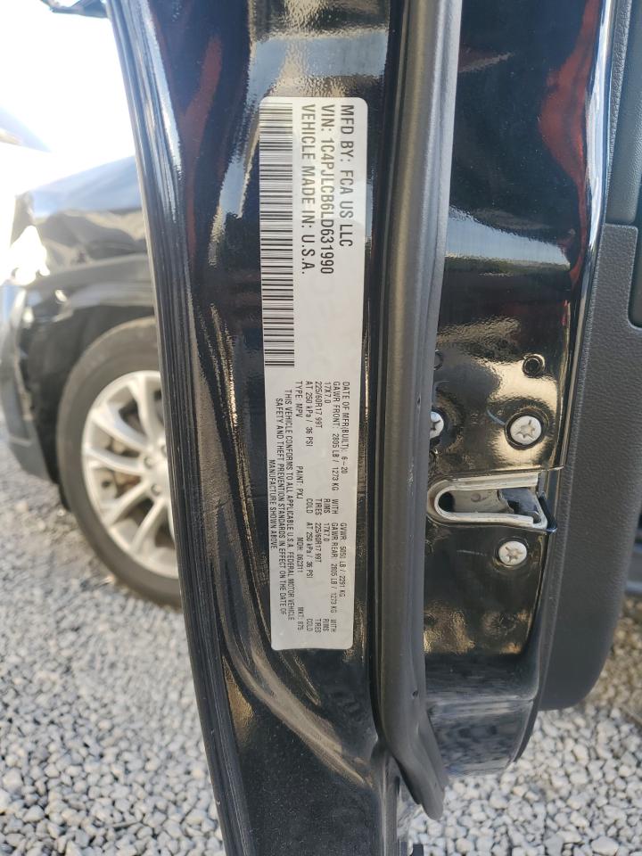 2020 Jeep Cherokee Latitude VIN: 1C4PJLCB6LD631990 Lot: 92133305