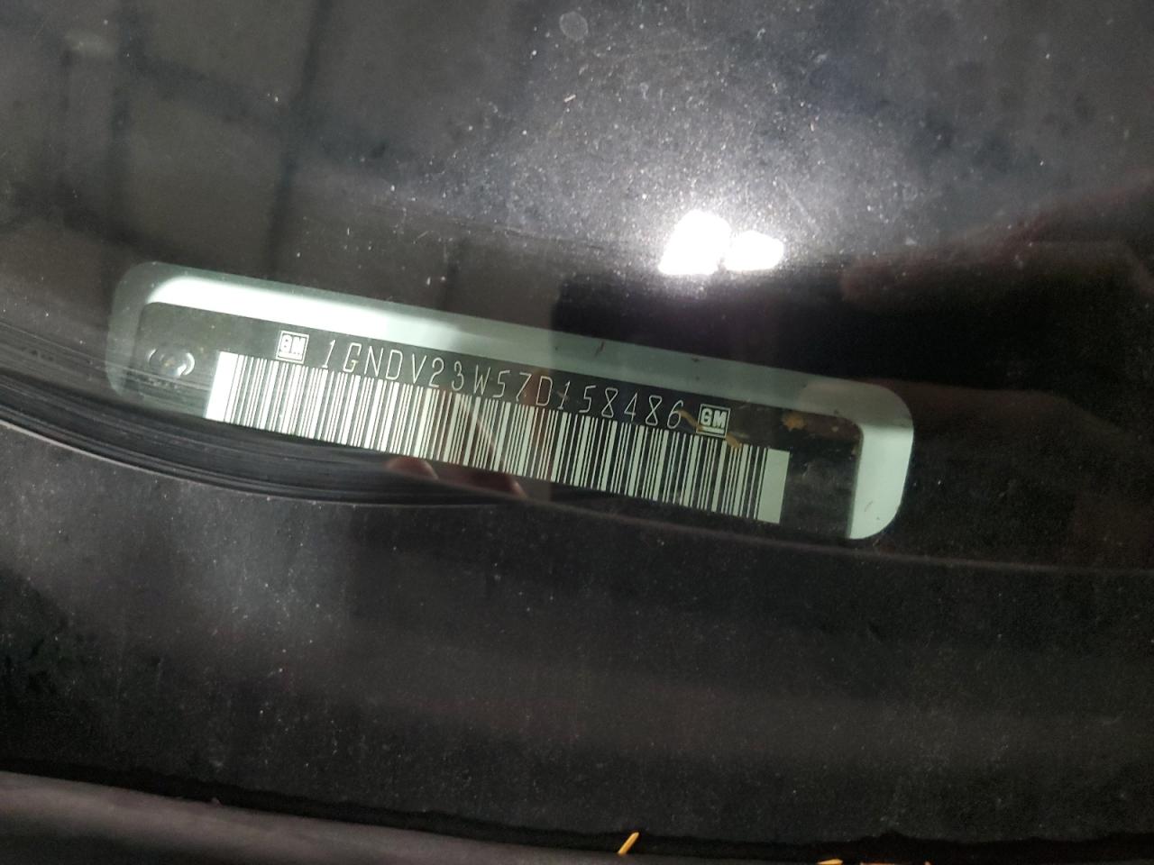 2007 Chevrolet Uplander Ls VIN: 1GNDV23W57D158486 Lot: 93645345