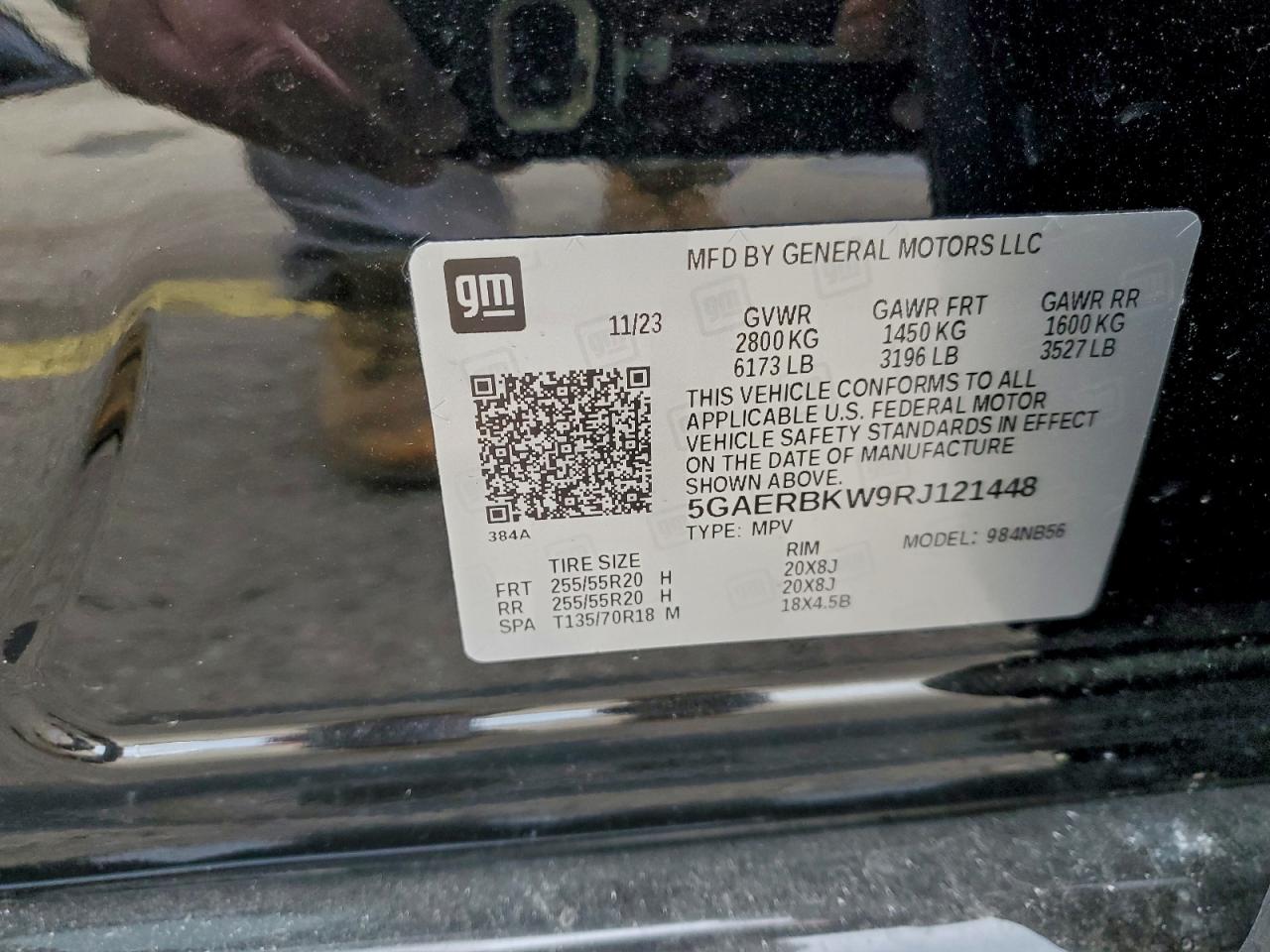 2024 Buick Enclave Essence VIN: 5GAERBKW9RJ121448 Lot: 94254815