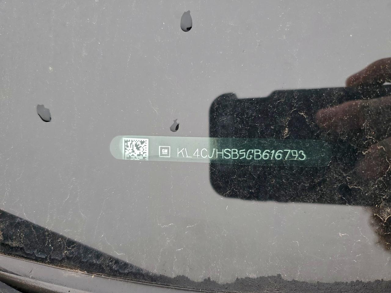 2016 Buick Encore Premium VIN: KL4CJHSB5GB616793 Lot: 94457565