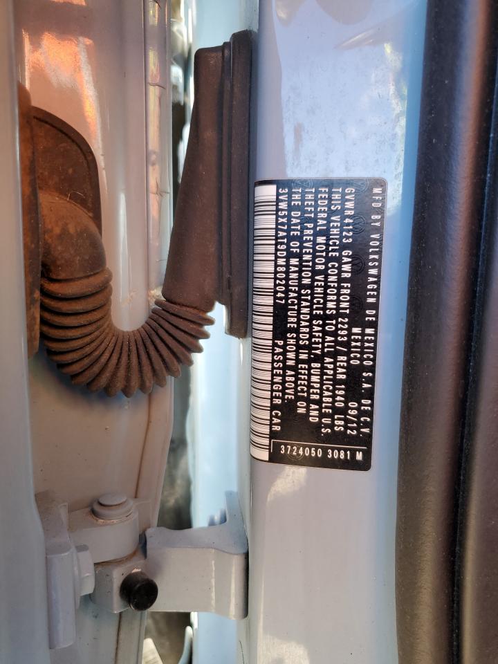 2013 Volkswagen Beetle VIN: 3VW5X7AT9DM802047 Lot: 92663085