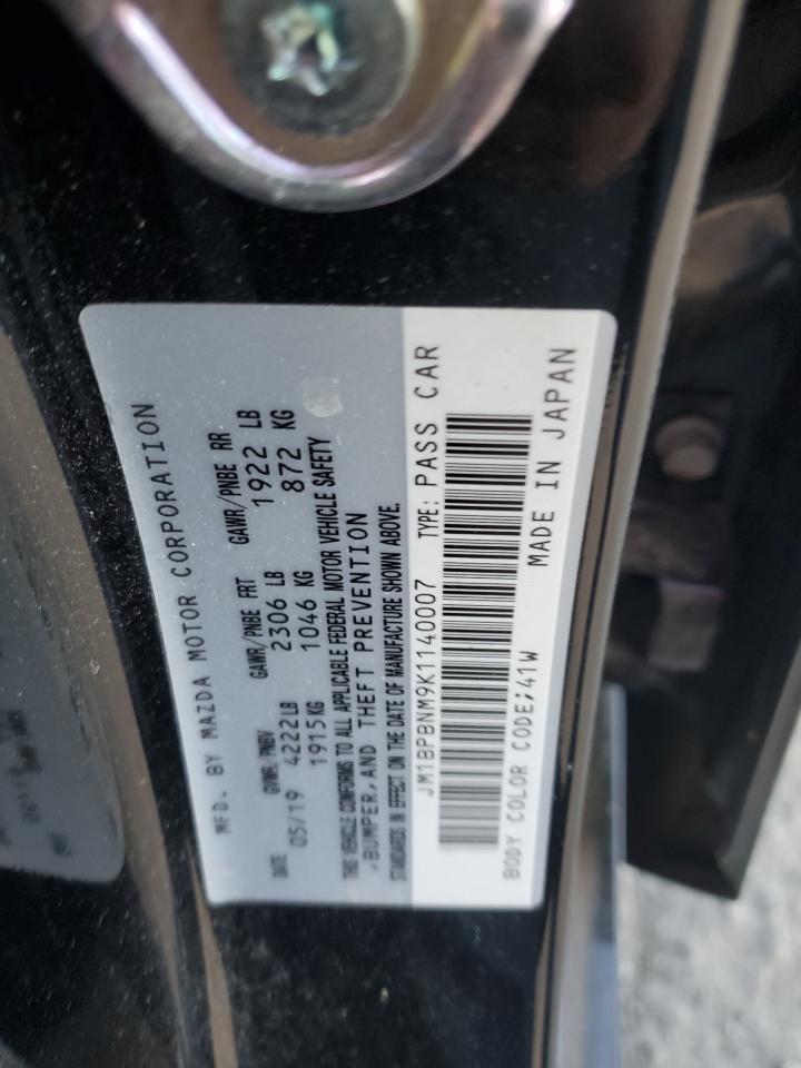 2019 Mazda 3 Premium VIN: JM1BPBNM9K1140007 Lot: 91580885