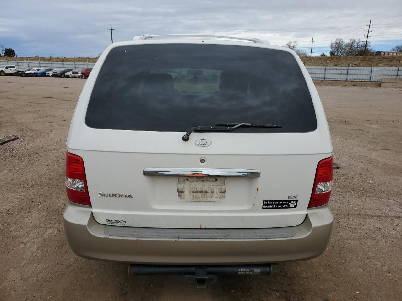 2003 Kia Sedona Ex VIN: KNDUP131536407174 Lot: 91831565