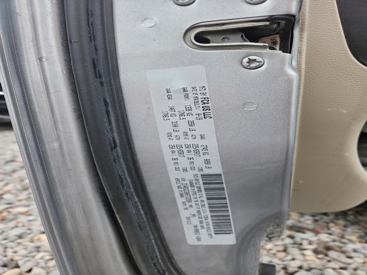 2019 Dodge Grand Caravan Sxt VIN: 2C4RDGCG0KR722994 Lot: 94361535